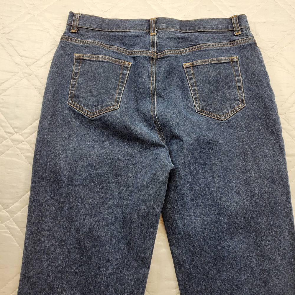Jones New York Signature dark blue jeans size 10 - Picture 5 of 5